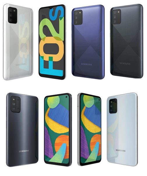 3D Samsung Galaxy F02s And F52 5G