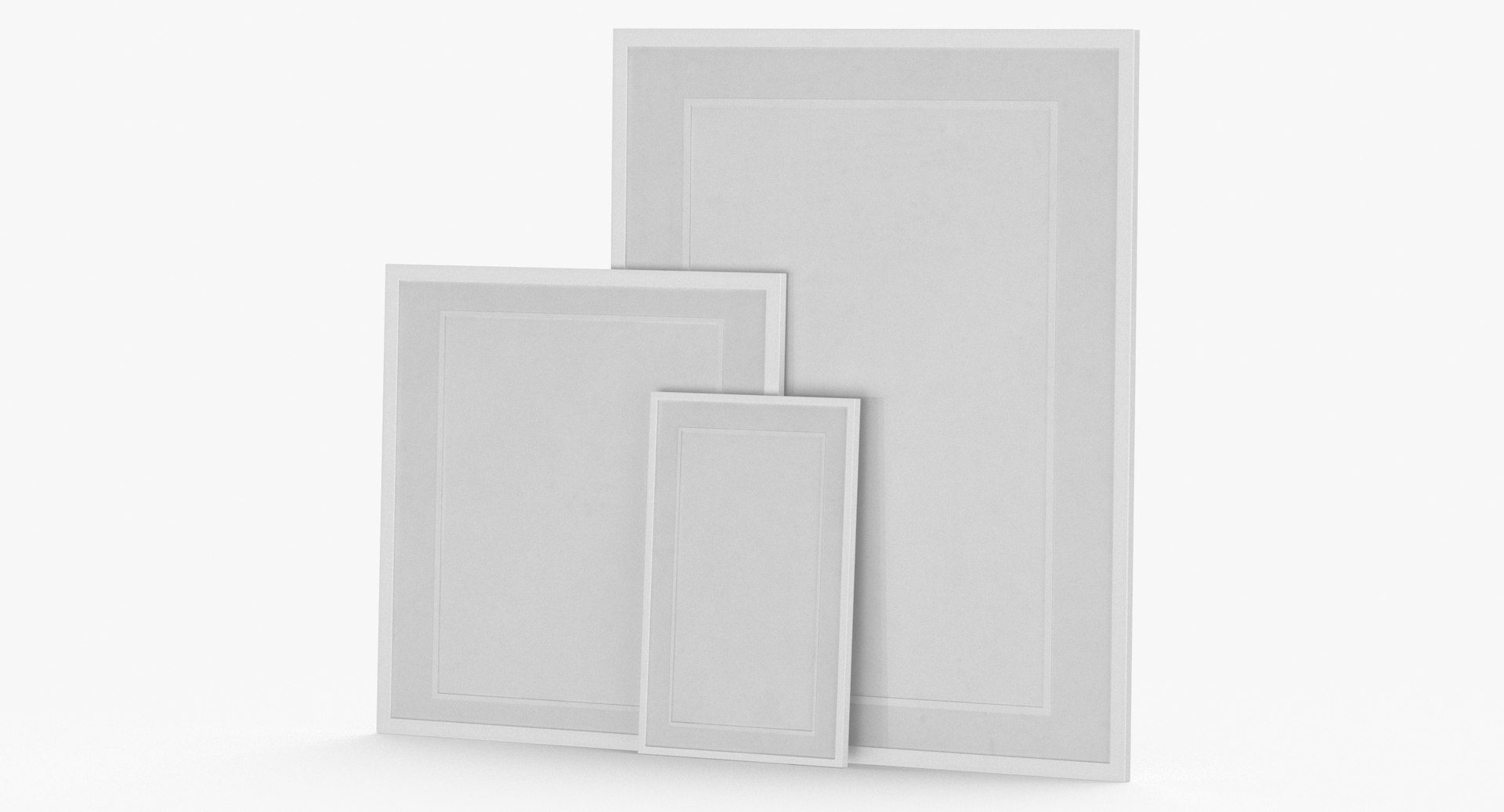 3D Frames Type 01 Different Size And Colors - TurboSquid 2212749
