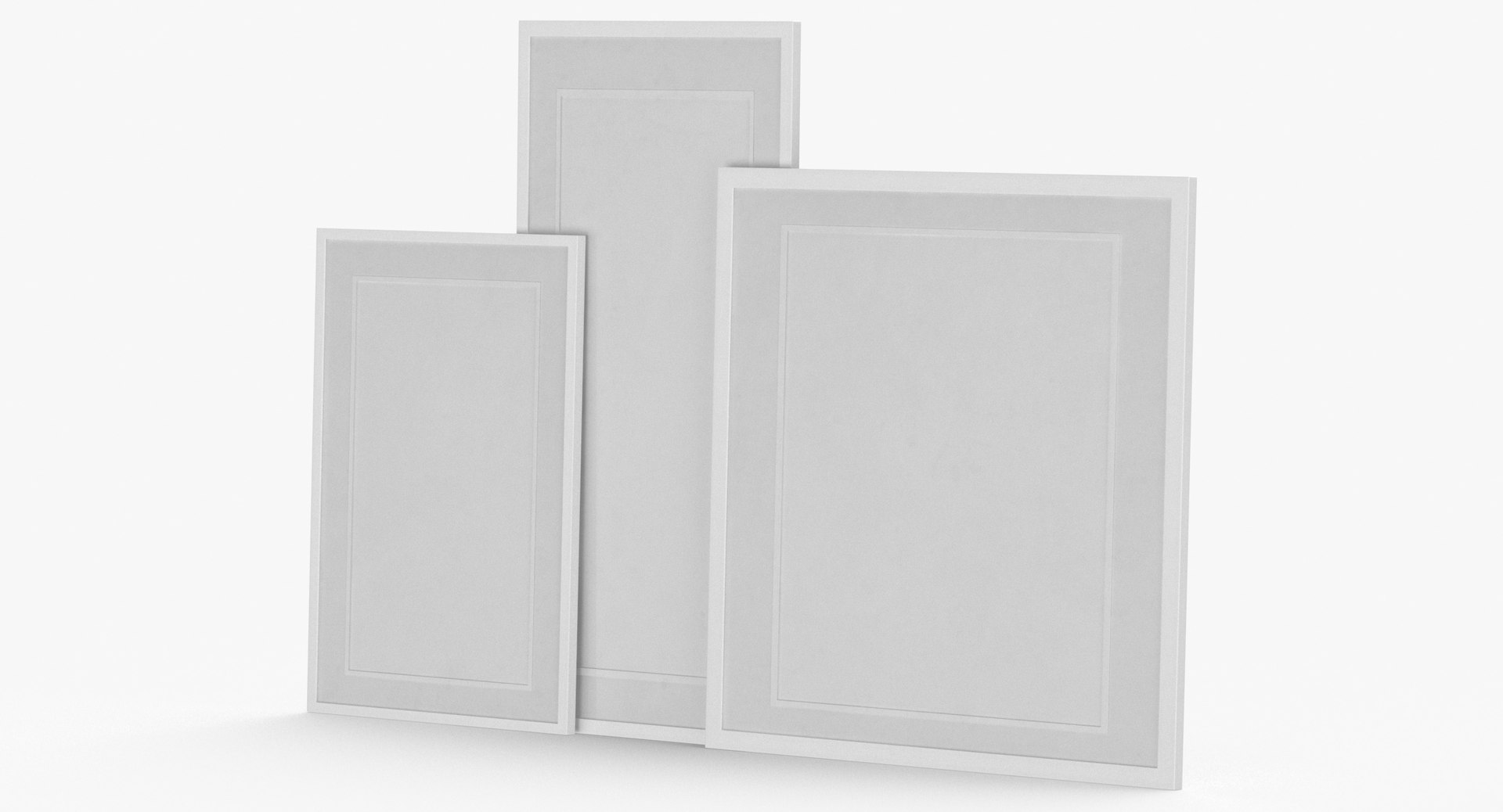 3D Frames Type 01 Different Size And Colors - TurboSquid 2212749