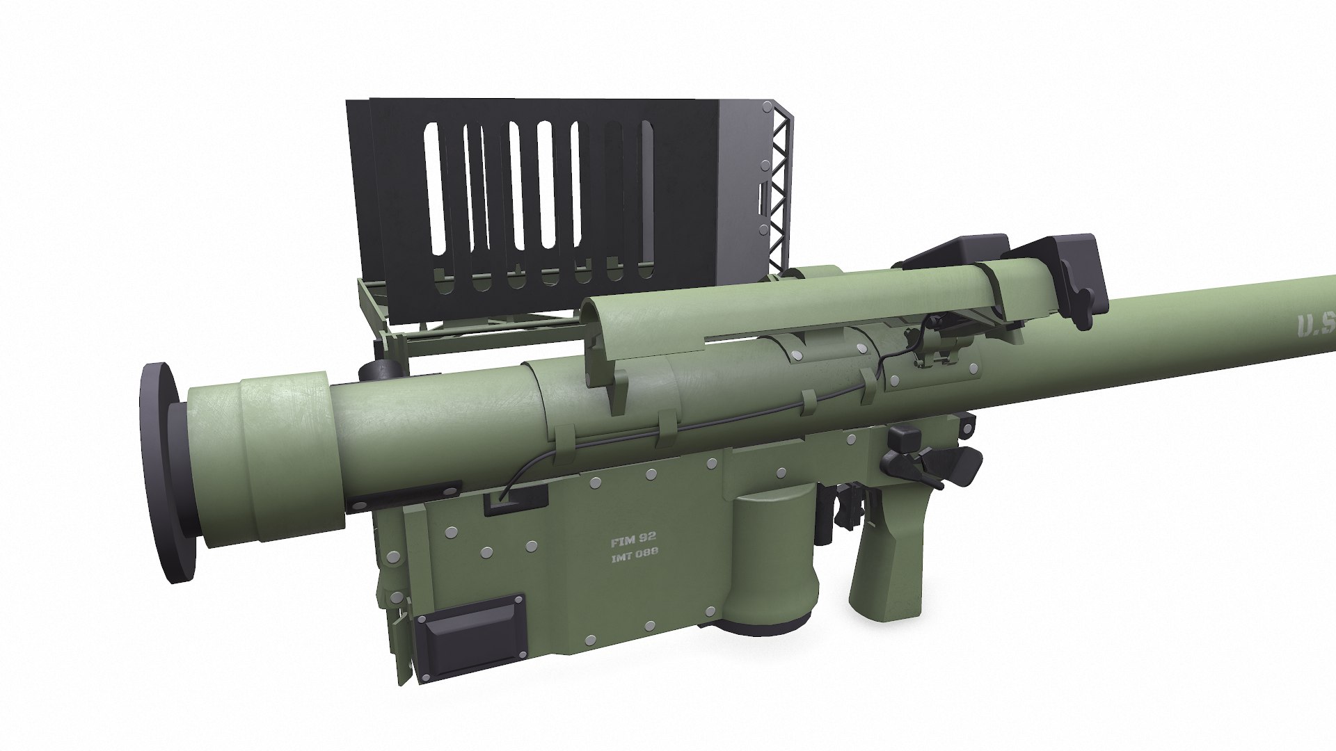 FIM-92 Stinger Low-poly PBR 3D model - TurboSquid 2121792