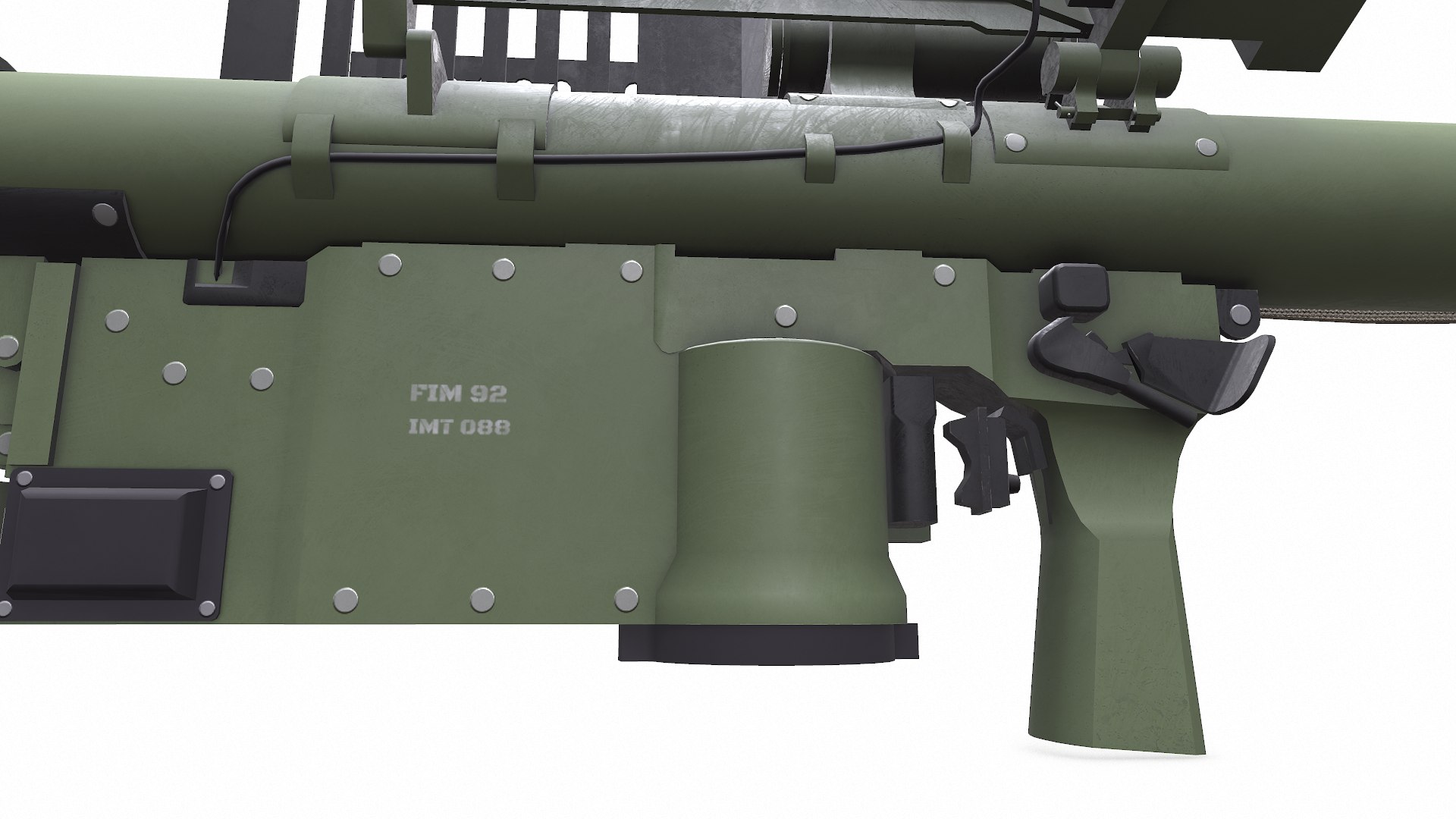 FIM-92 Stinger Low-poly PBR 3D model - TurboSquid 2121792