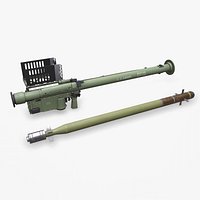 FIM-92 Stinger Low-poly PBR