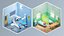 low poly интерьер 14 хоспита