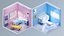 low poly интерьер 14 хоспита