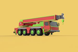 FIRETRUCK FIREFIGHTER FIREFIGHTING FIREMAN ENGINE MOBILE CRANE