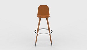 Swivel Bar Stool 3D model