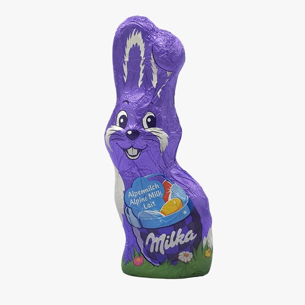 3D milka chocolate bunny model - TurboSquid 1398684