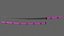 3D PBR Katana Japanese Sword Pink V3