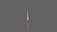 3D PBR Katana Japanese Sword Pink V3