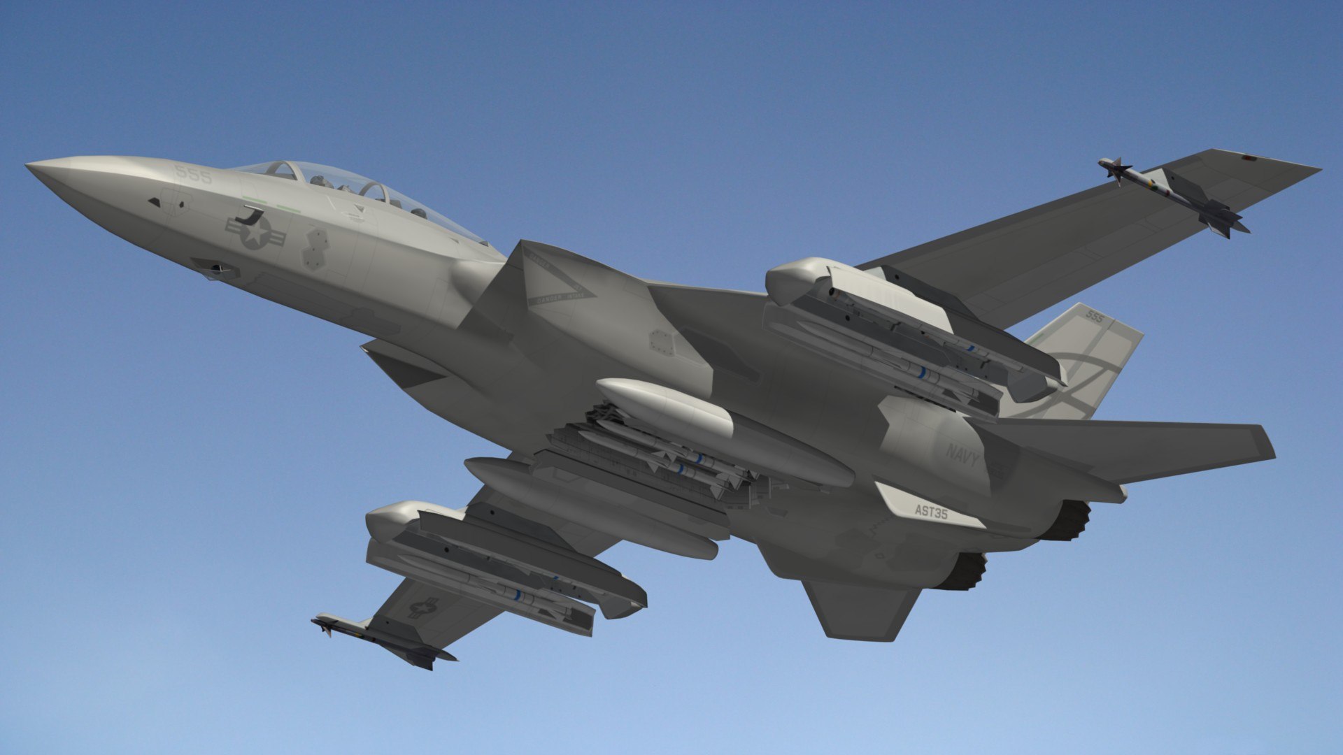 Advanced Fighter Jet Model - TurboSquid 1796354
