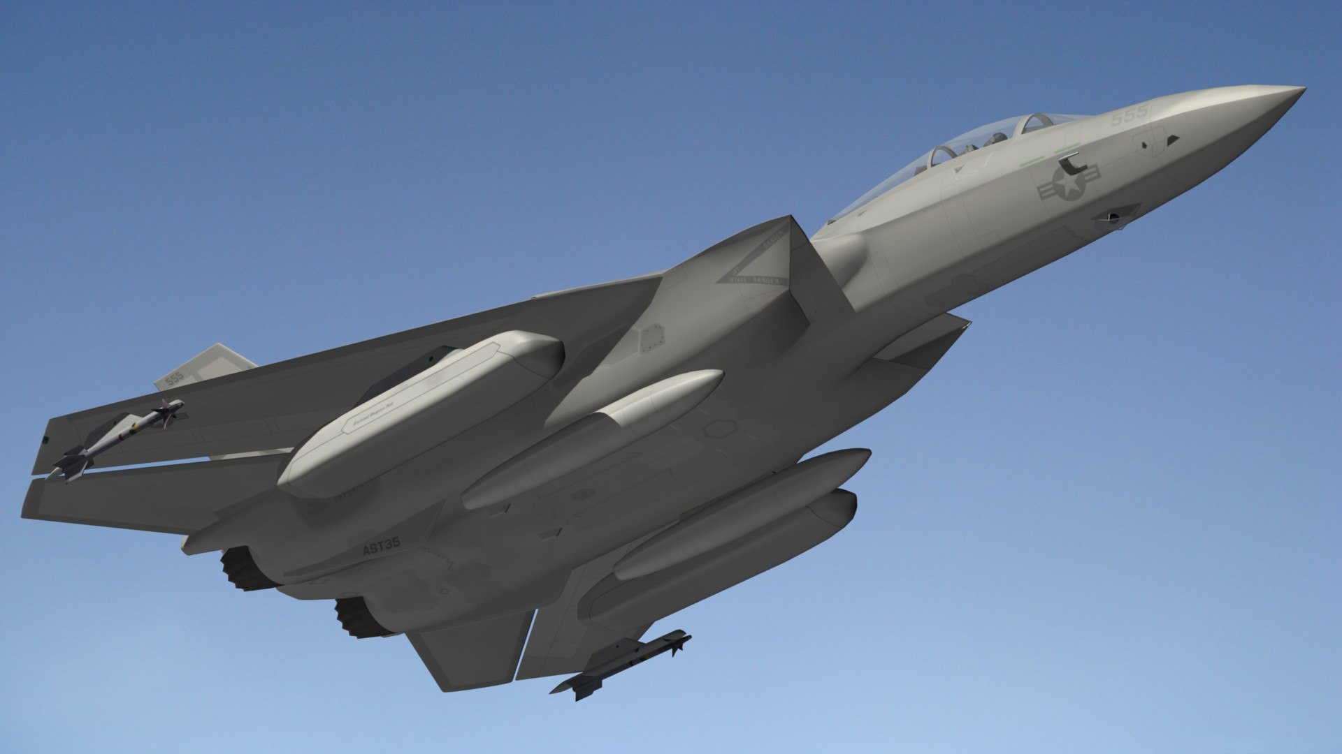 Advanced Fighter Jet Model - TurboSquid 1796354