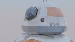 Low Poly BB8 model