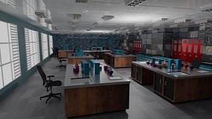 3D model Laboratory Interior