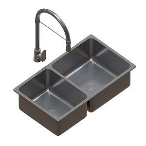 3D Double Sink model
