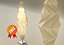 Fabric floor lamp
