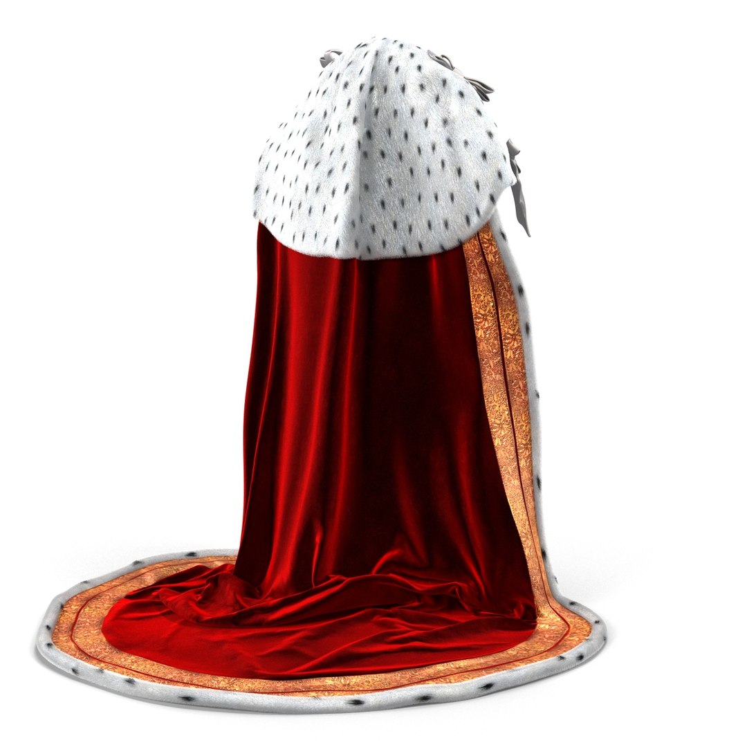Kings Robe Fur Modeled 3d Max