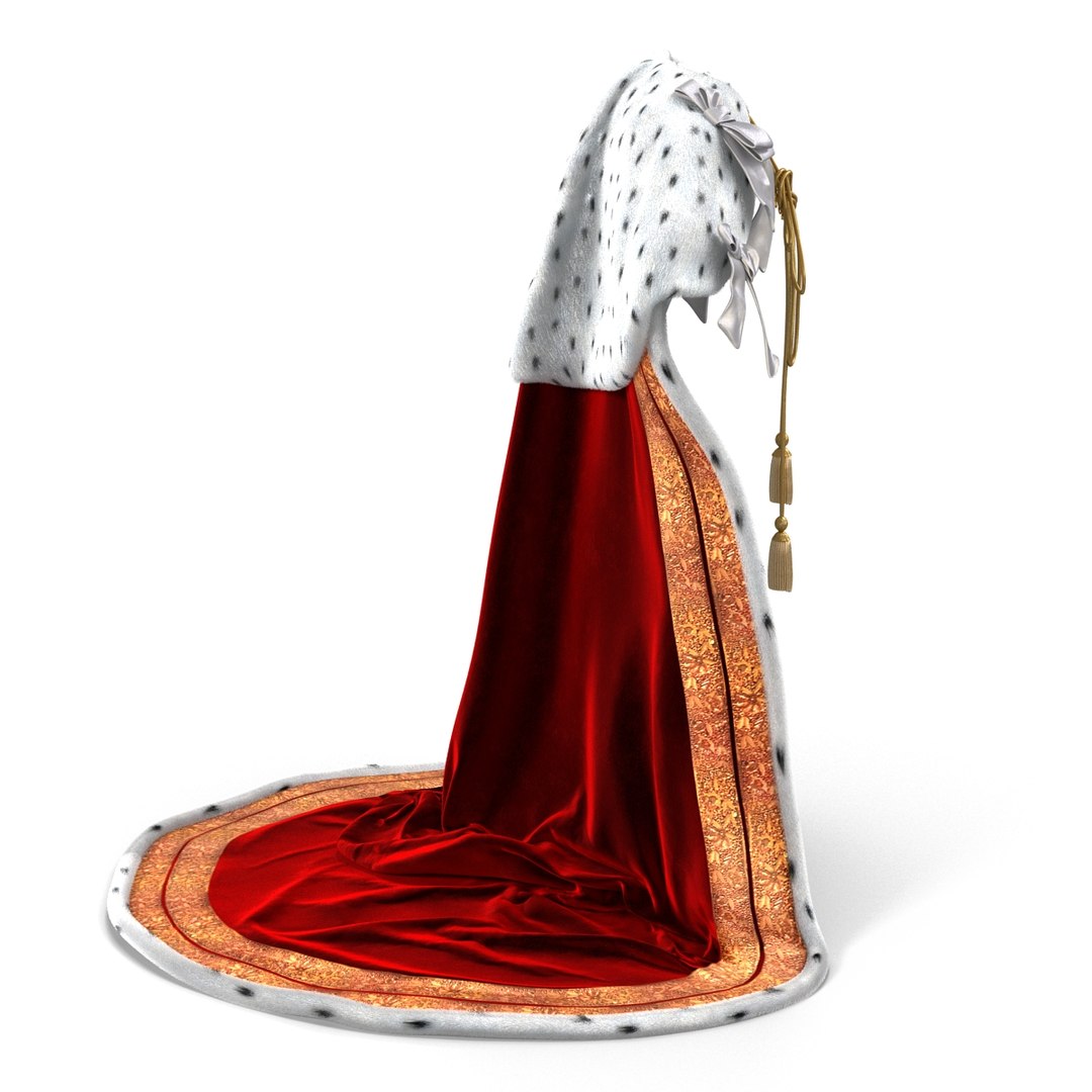 Kings Robe Fur Modeled 3d Max