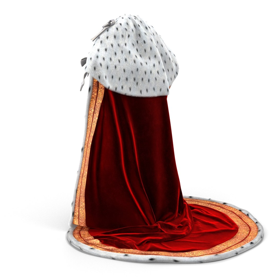 Kings Robe Fur Modeled 3d Max