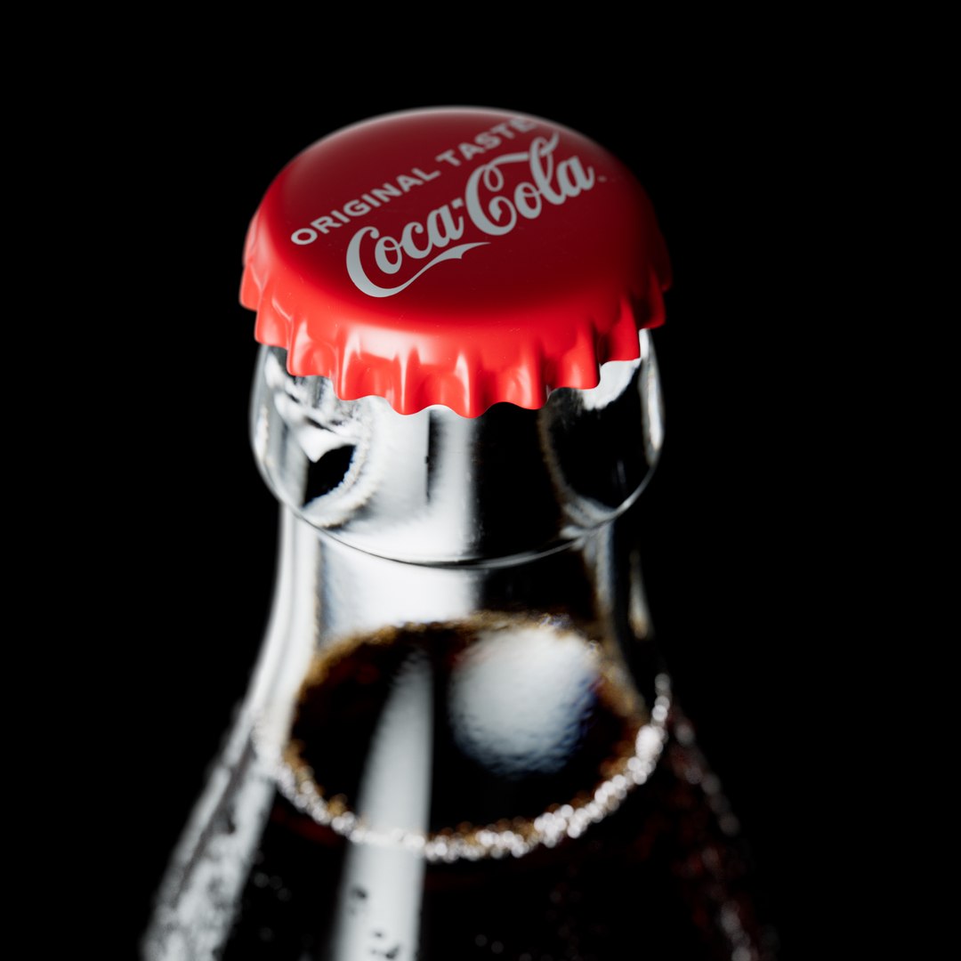 Coca Cola - 200ml With Droplets 3D Model - TurboSquid 2417586