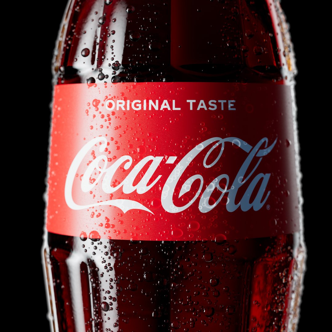 Coca Cola - 200ml With Droplets 3D Model - TurboSquid 2417586