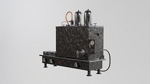 tea brewing machine Low-poly 3D