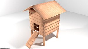 hen house 3D model