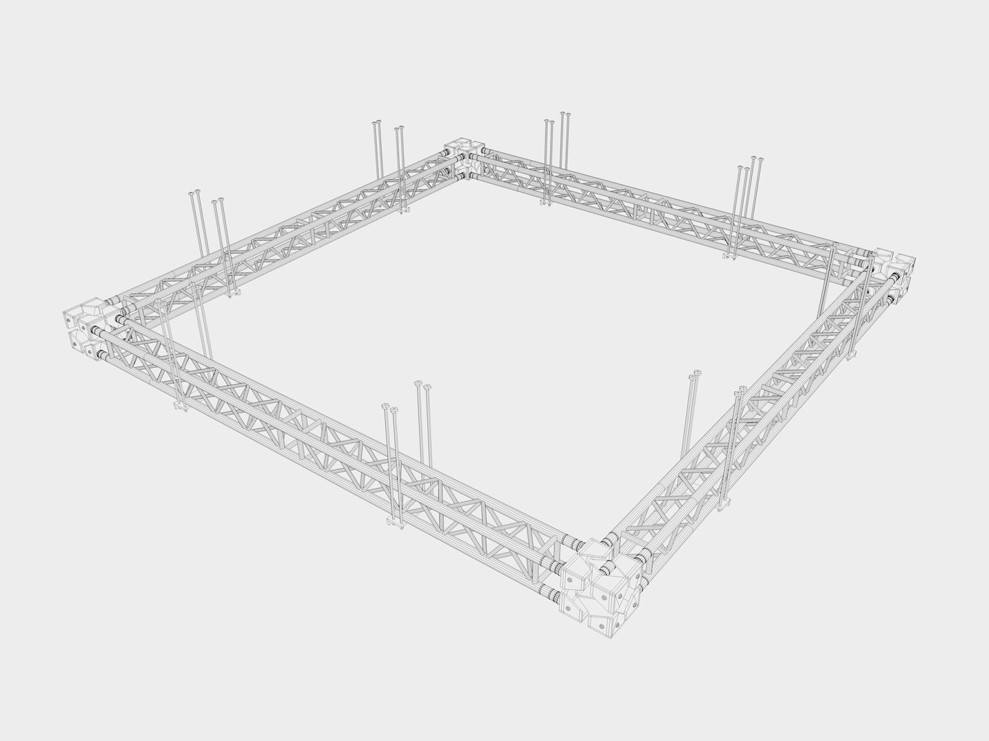 3D industrial Ceiling Pack model https://p.turbosquid.com/ts-thumb/j9/3Ta05O/zf/40x40_truss_wire/jpg/1705143065/1920x1080/fit_q87/7c397d6450544e478f37e8c2f0d456525e9711e6/40x40_truss_wire.jpg
