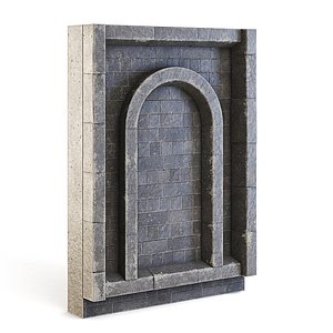 Dungeon Wall 3D model