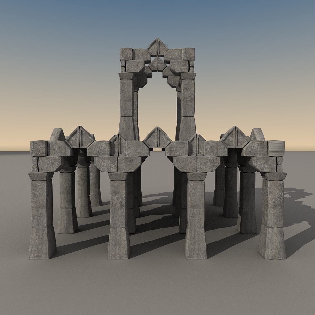 ancient fantasy building max