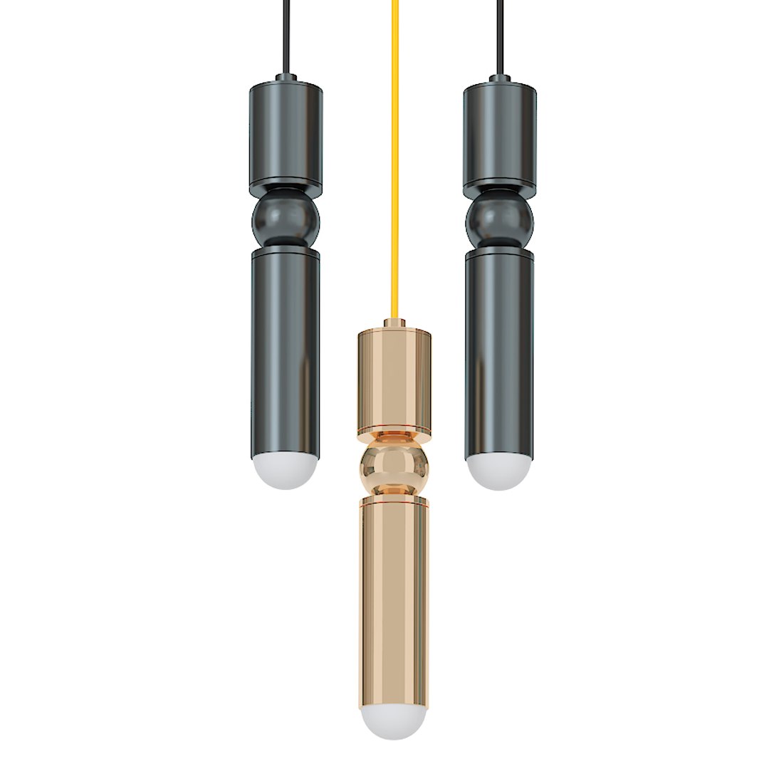 Chandelier set lee broom 3D - TurboSquid 1662020