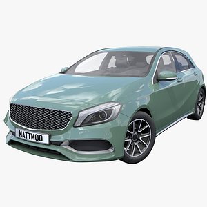 3D Generic Luxury Hatchback model