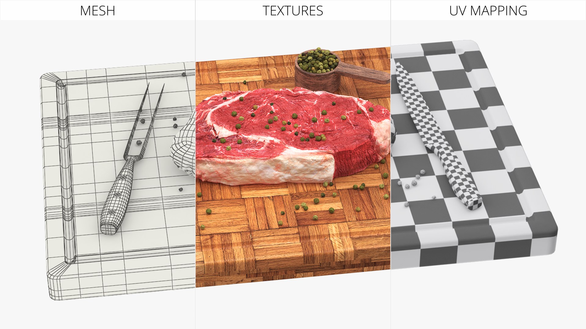 3D Ribeye Steak with Green Peppercorns on Cutting Board model https://p.turbosquid.com/ts-thumb/j9/EKVyFx/6W/ribeye_steak_with_green_peppercorns_on_cutting_board_010/jpg/1762926038/1920x1080/fit_q87/fd6d0d1ba36fdb939417054e5a9c5b05695be0ea/ribeye_steak_with_green_peppercorns_on_cutting_board_010.jpg