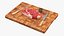Ribeye Steak with Green Peppercorns on Cutting Board