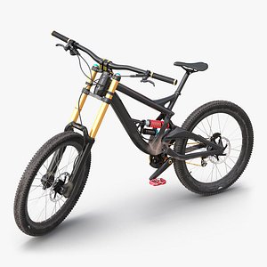 Mountain Bike Generic Rigged 3D Model