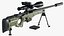 Dokładność International AWM L115A3 Zielony