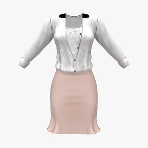 Womens Elegant Skirt Outfit