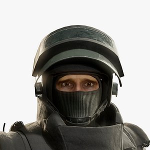 soldier spetsnaz russian 3D model