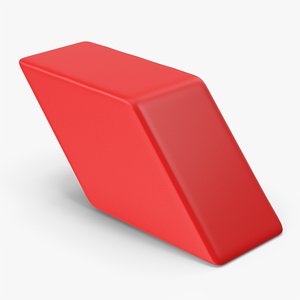 Red Rhombus 3D