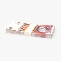 50 Pound Note Stack