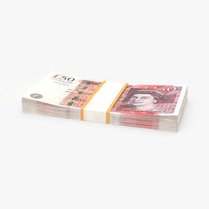 50 Pound Note Stack