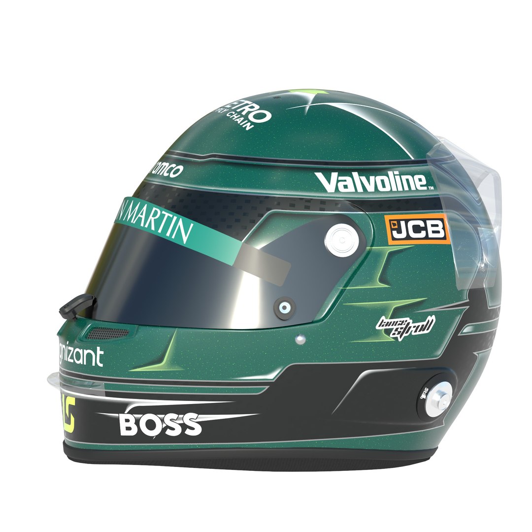 3D model F1 Lance Stroll Helmet 2024 https://p.turbosquid.com/ts-thumb/j9/O5RhTY/N5/a22/jpg/1720368467/1920x1080/fit_q87/55798b56a2a5f10d0618639275d12aa8a7171e12/a22.jpg