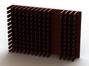 3D model Graphics Card Cooling Heatsink