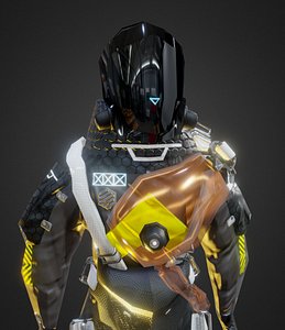 Sci-fi Combat Suit