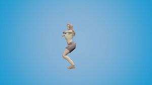Dance Animation 12 with Female Character 3D