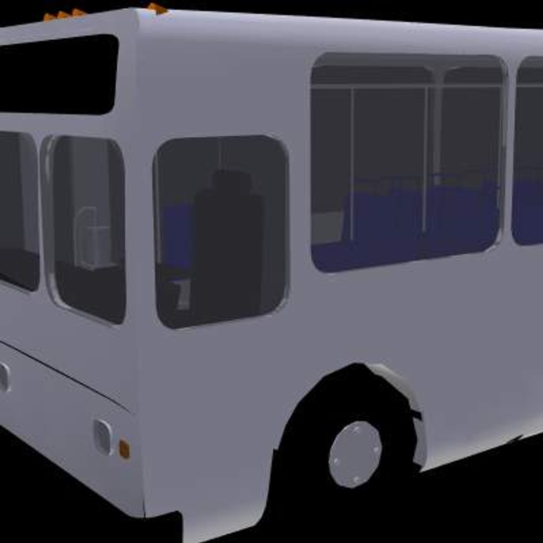 Commercial Bus Mesh 3ds