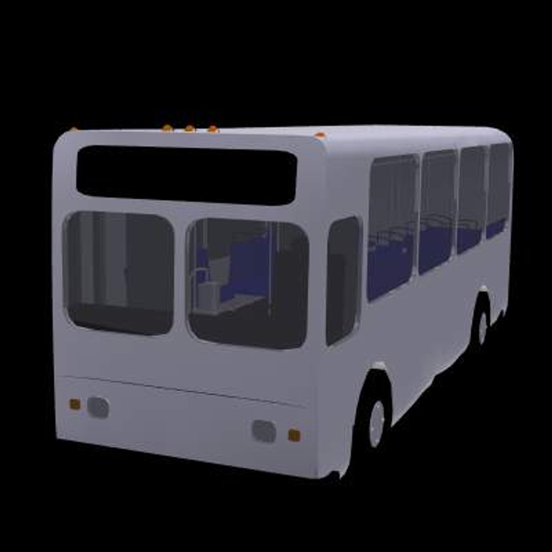 Commercial Bus Mesh 3ds
