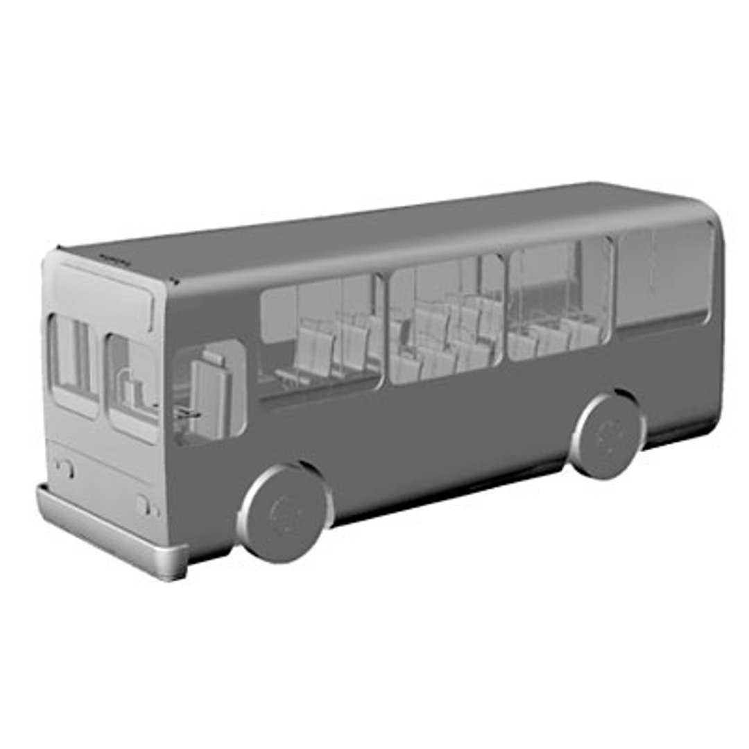 Commercial Bus Mesh 3ds