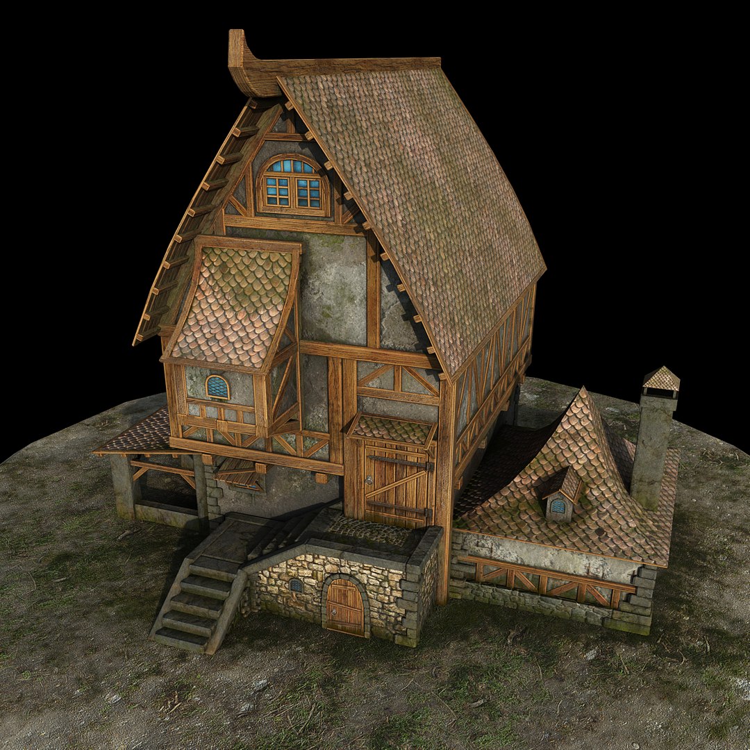 3D Village House - TurboSquid 1432965