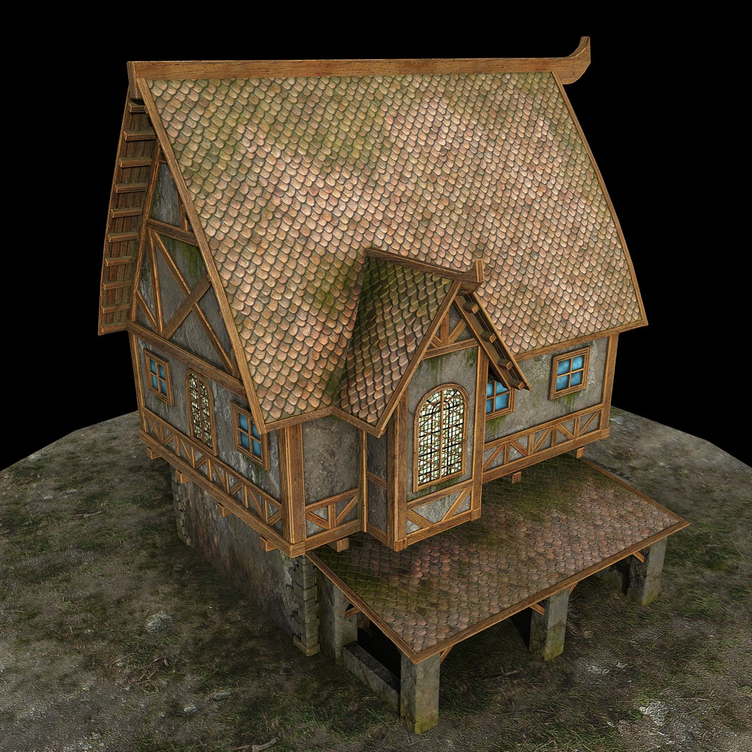 3d Village House - Turbosquid 1432965