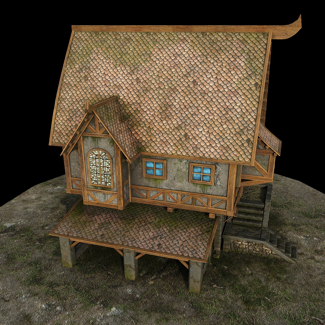 3D Village House - TurboSquid 1432965